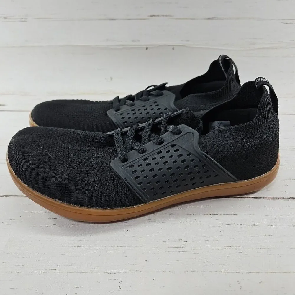 Whitin MensTrail Runner Barefoot Minimalist Shoe Black EU 44 US 11 Wide